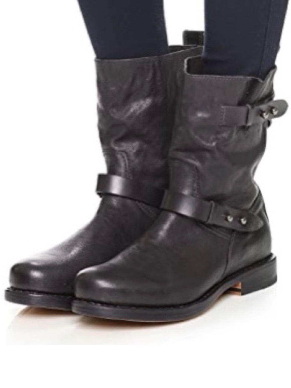 Rag & Bone Leather Moto Boots women’s size 8.5